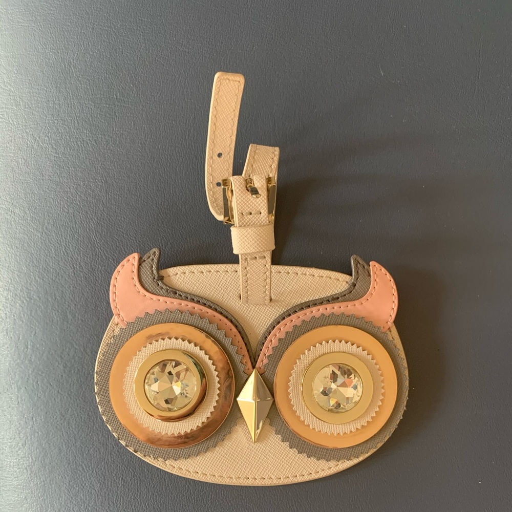 Kate Spade Blaze A Trail Owl Luggage Tag